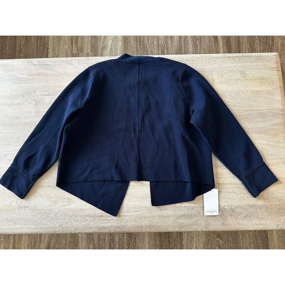 MM Lafleur NWT The Sant Ambroeus Jardigan in Navy Size +1 or XL - Picture 10 of 10